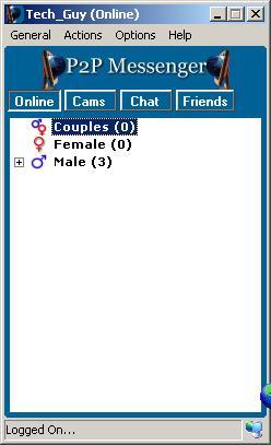 P2P Messenger Screenshot